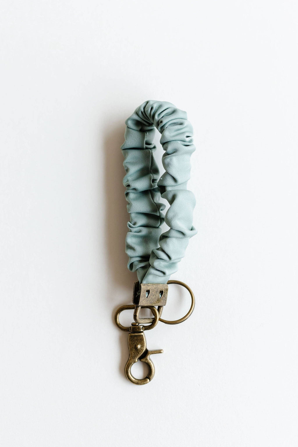 Porte-clés vert sauge poudré
