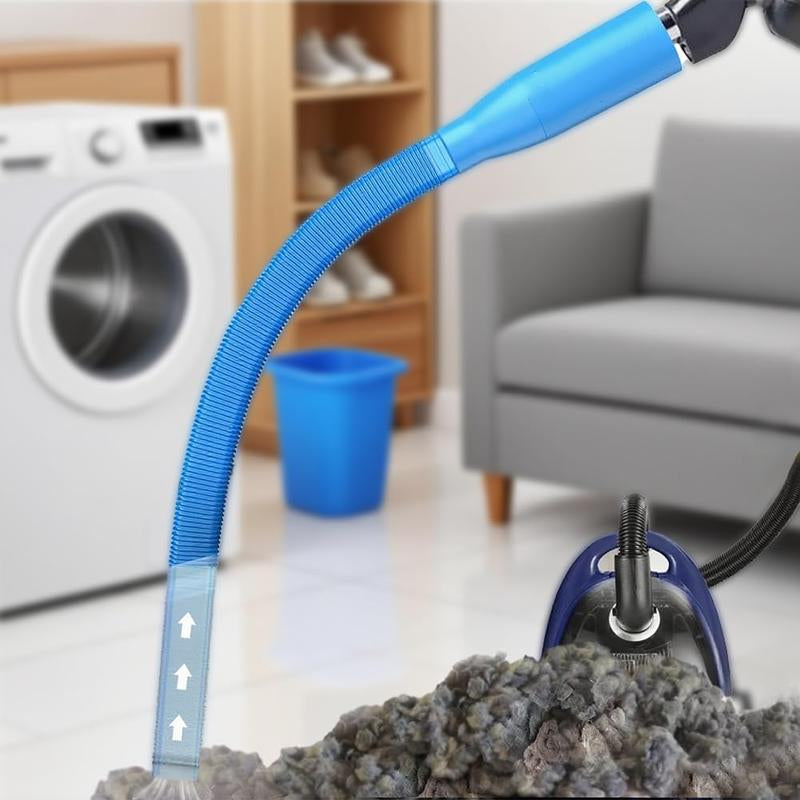 Dryer Vent Cleaner Kit Vacuum Attachment - Multiple Combinations V1 Lint Remover Power Washer and Vacuum Hose Quickly Removes Lint