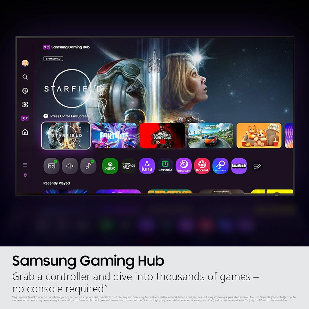 Samsung 65-Inch Class QLED Q7F Series  Vision AI Smart TV (2025 Model, 65Q7F) Quantum HDR, Object Tracking Sound Lite, Q4 AI Gen1 Processor, 4K Upscaling, Gaming Hub, Alexa Built-In