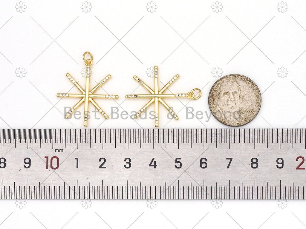 CZ Star Charm, Sku#F1439