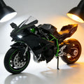 1:12 Scale Diecast Motorcycle Model - Zinc Alloy Collectible Toy! Features Suspension, Free - Roller, Push - Back & Non - Rechargeable Button Battery. Black, Sleek Modern Design for Diecast Enthusiasts!
