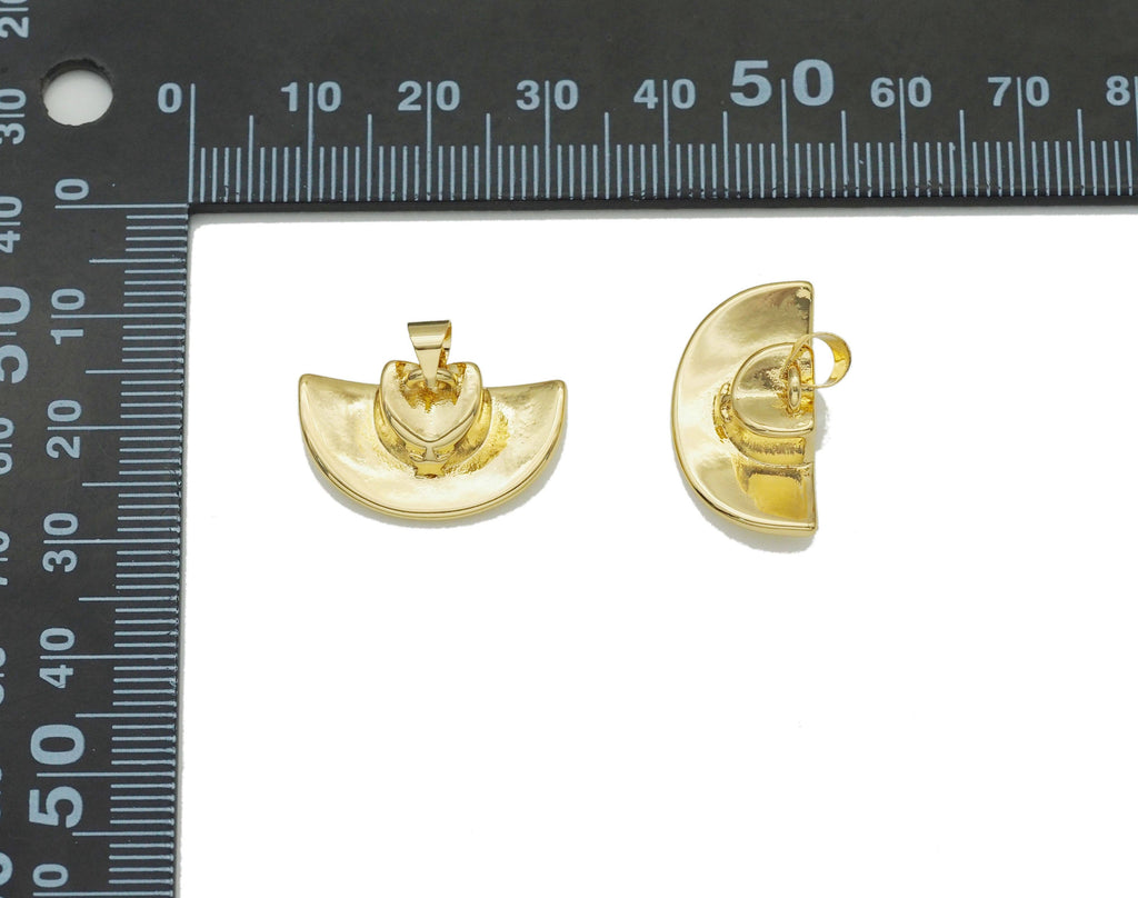 Gold Cowboy hat Charm, Sku#LX163