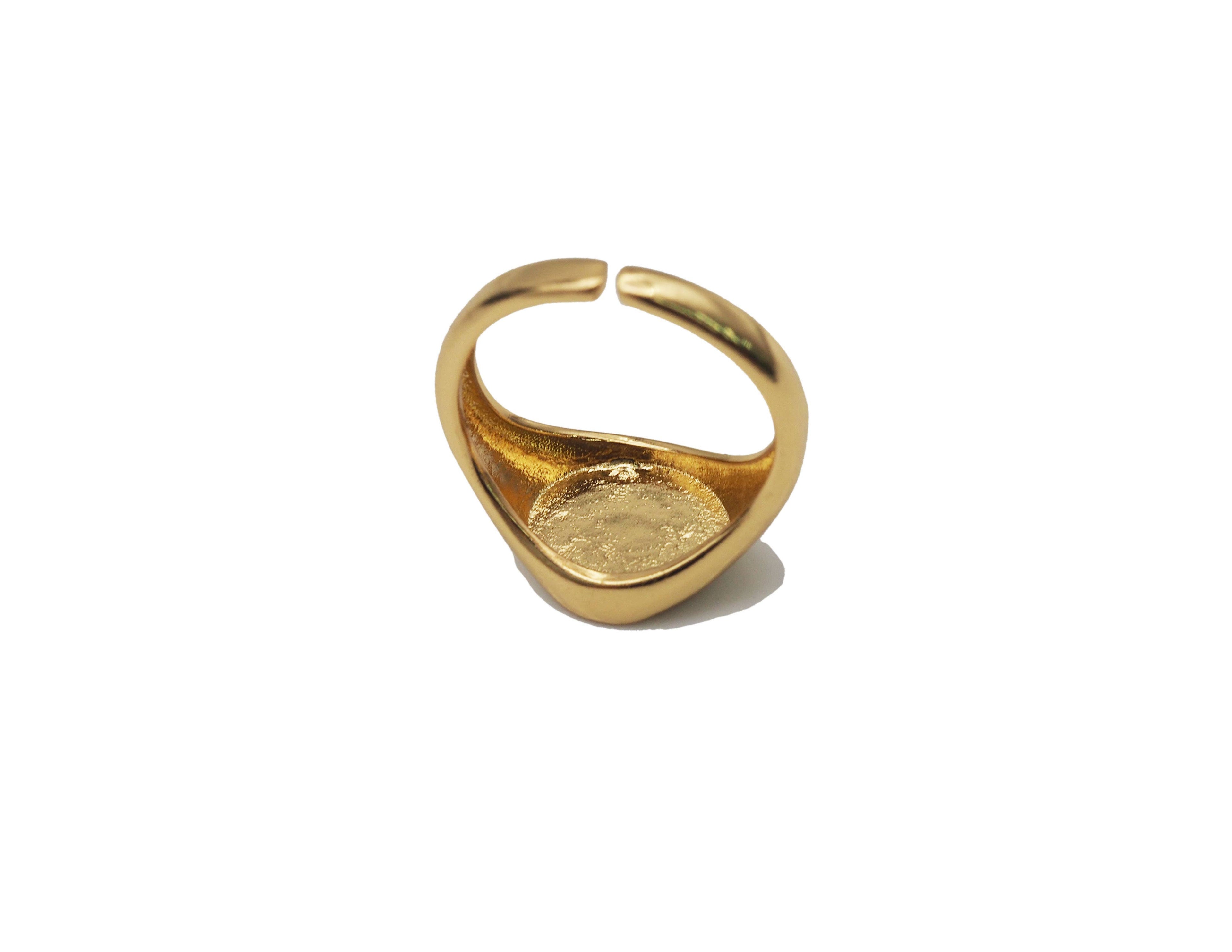 Fire Flame Signet Ring, JD24