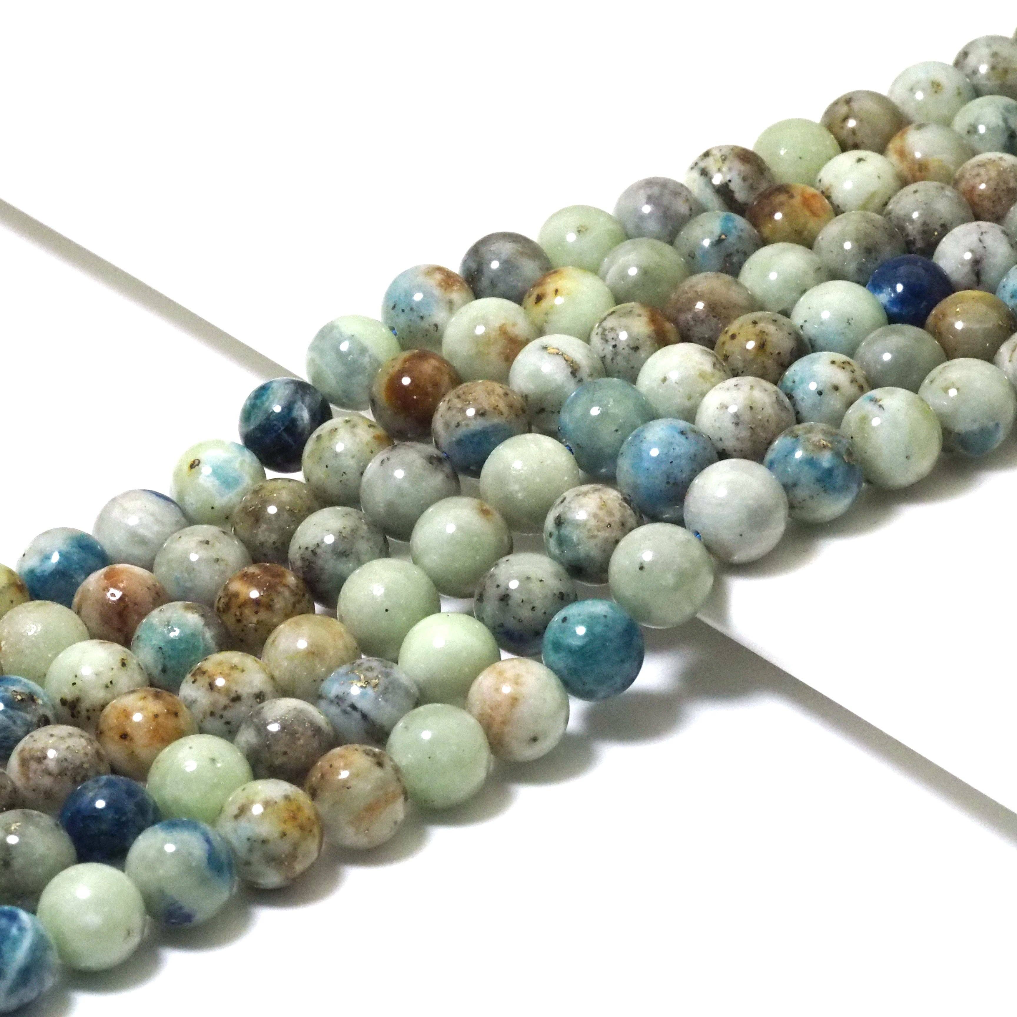Genuine Blue Sodalite Round Smooth Beads, 6mm/8mm/10mm, Sku#U1578