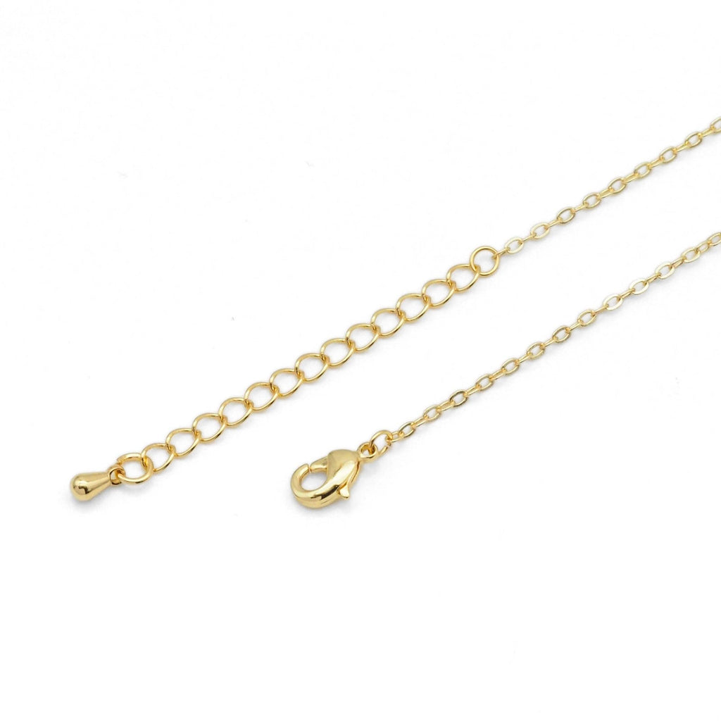 Gold Silver Dainty Roundelle Freshwater Pearl Necklace, Sku#EF456