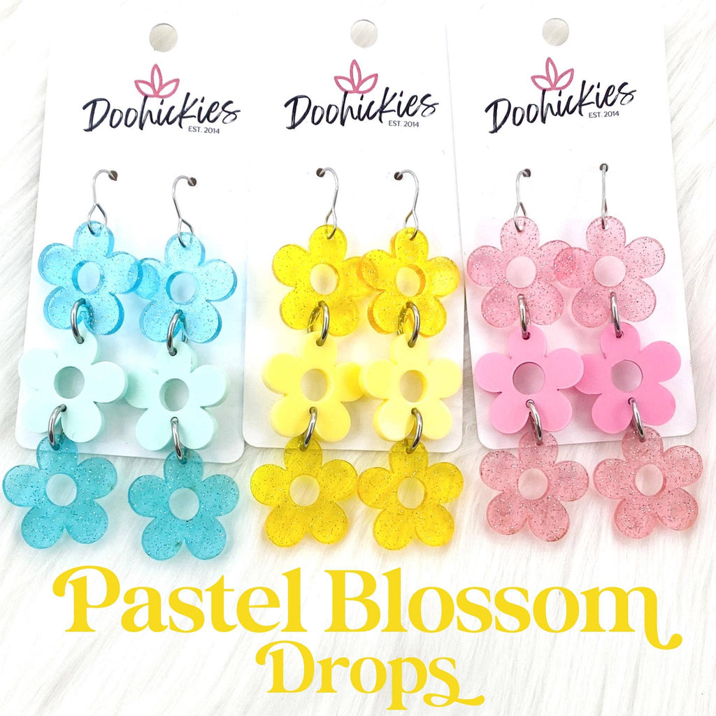 Shimmer Pastel Daisy Blossom Drops