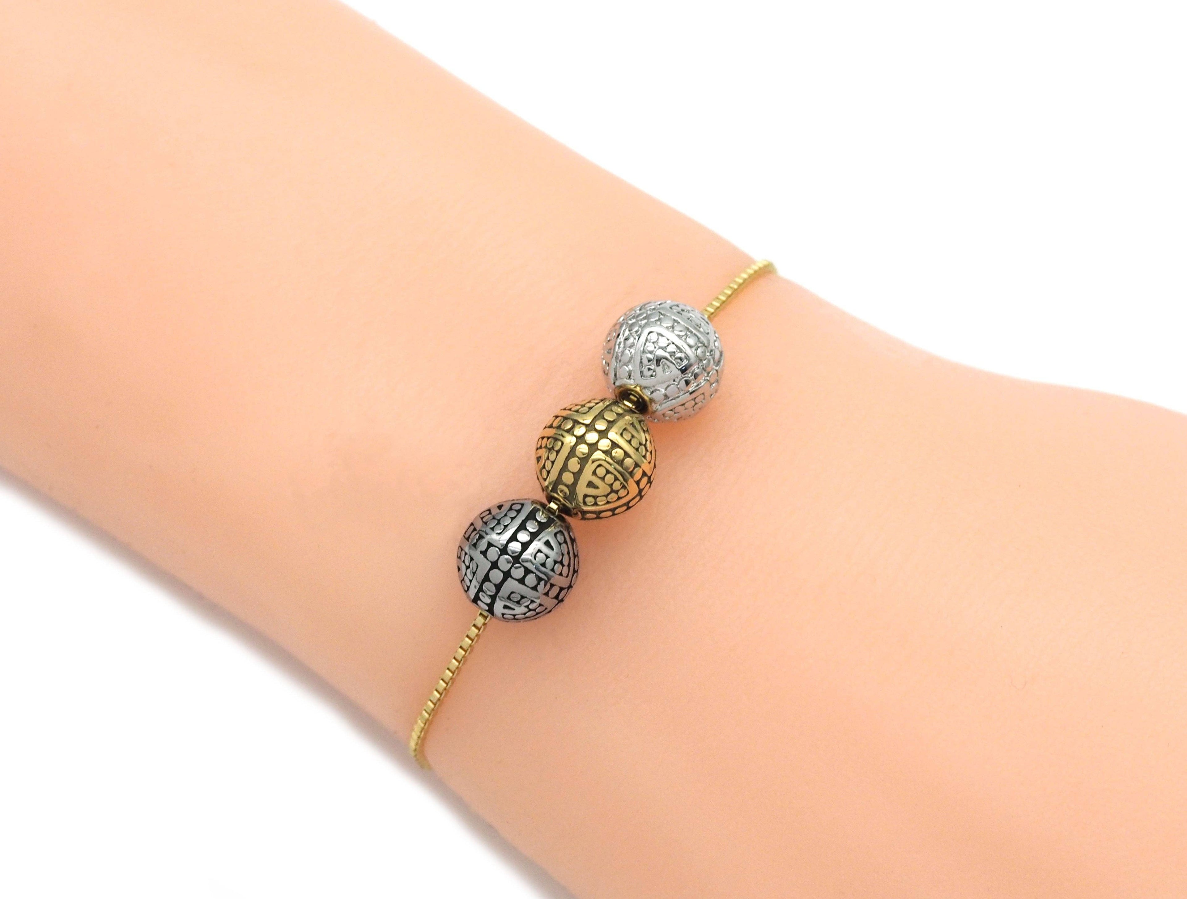 Stainless Steel Spacer Ball Beads, Sku#LX129