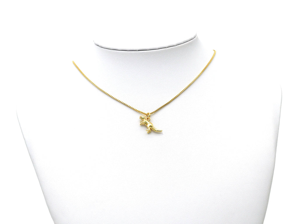 Gold Dinsaur Charm, Sku#LK584