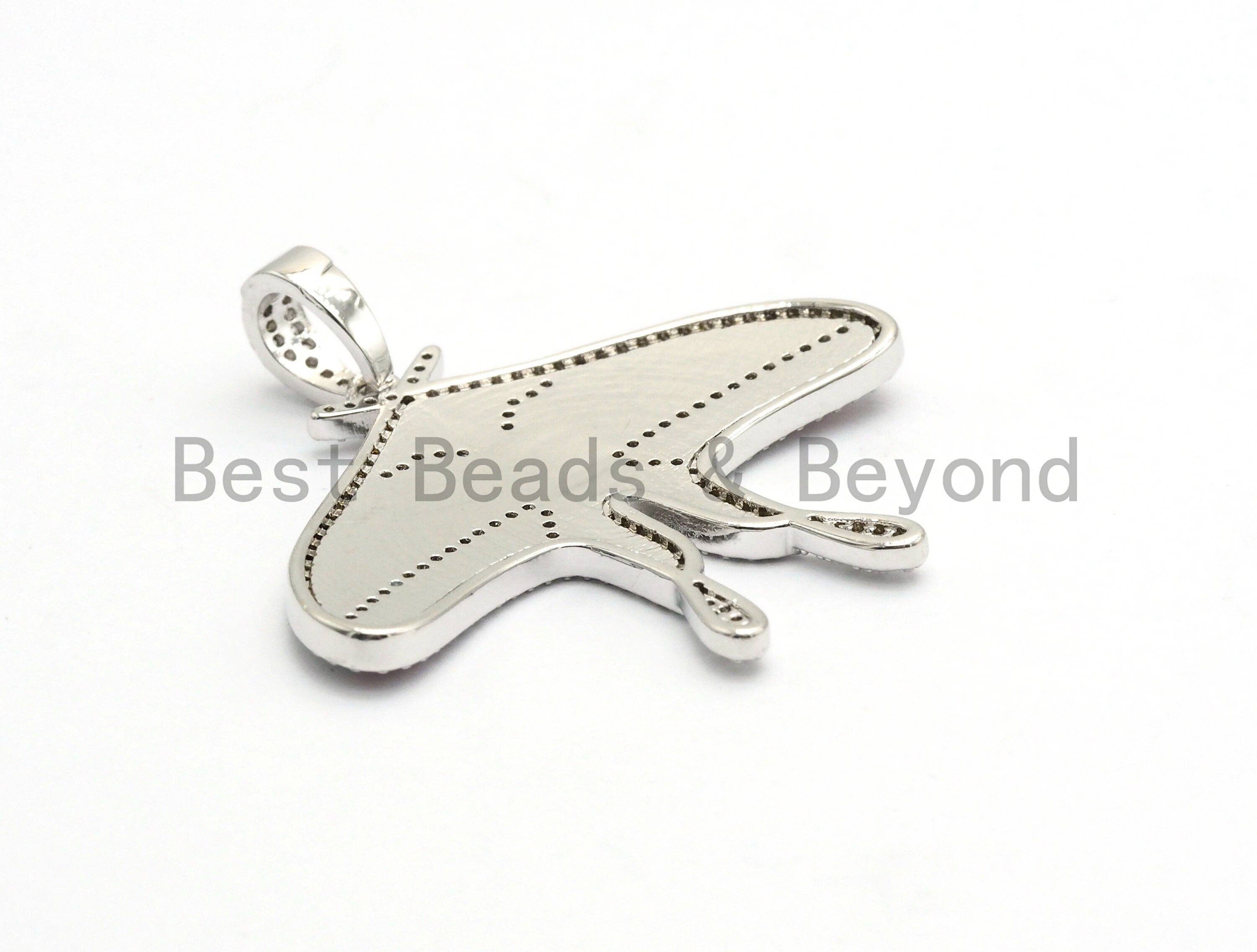 NEW Enamel Colorful Kite Shape Pendant,CZ Micro Pave Oil Drop Kite pendant,Enamel pendant,Enamel Jewelry,35x41mm,sku#F588