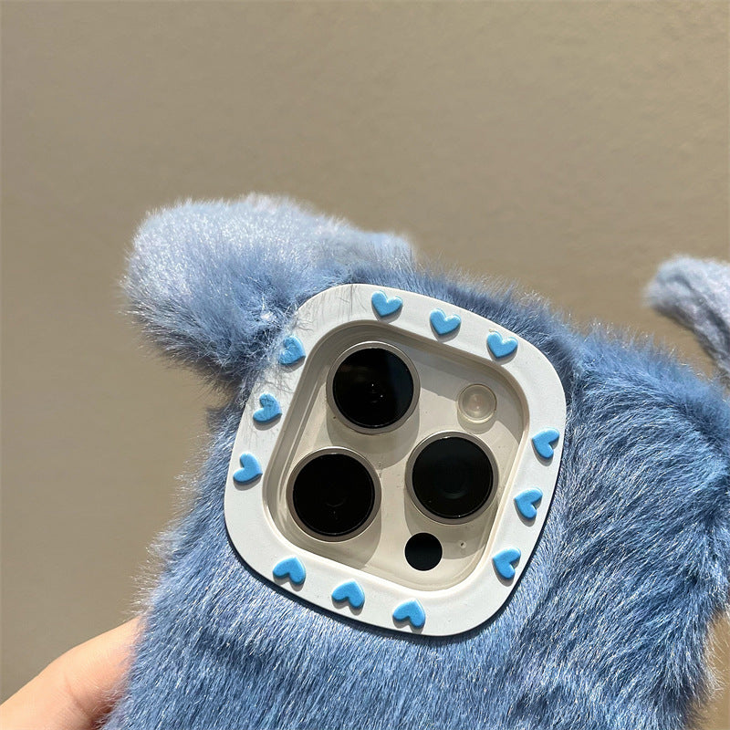 Plush Hand Ear Apple Phone Case