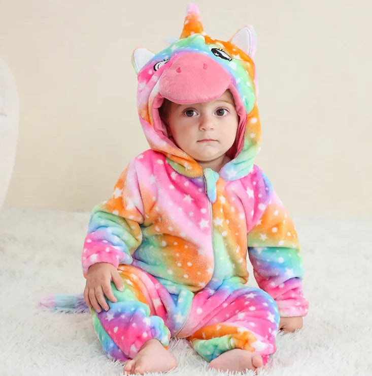 Cartoon One-piece Pajama - # BAAA81810002