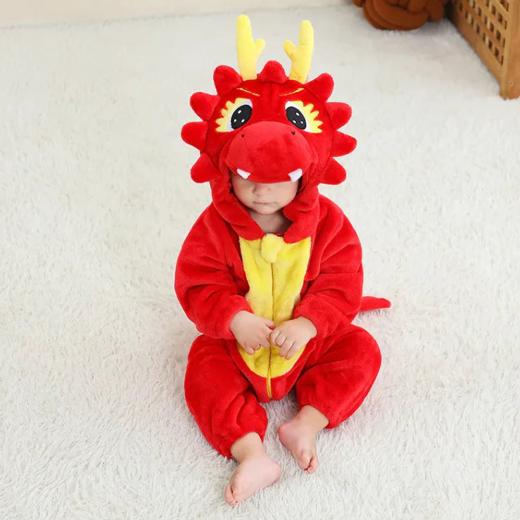 Cartoon One-piece Pajama - # BAAA81810002