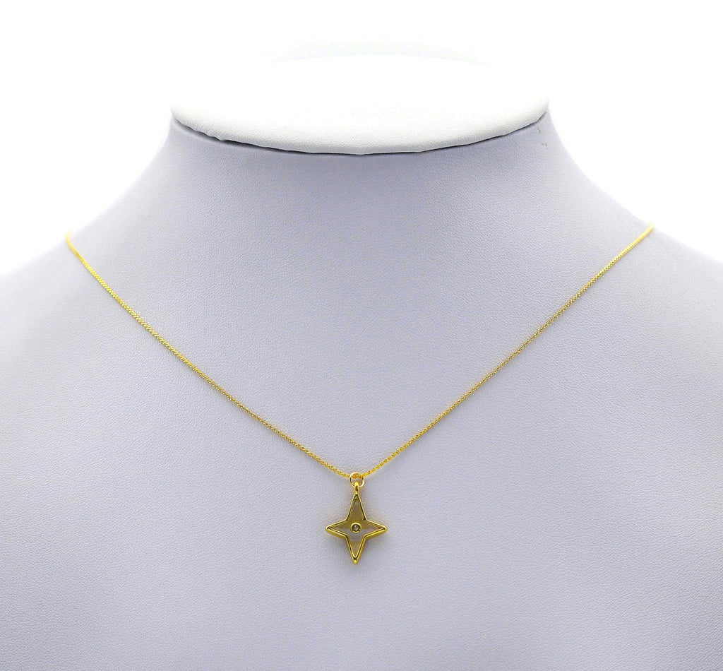 North Star Gemstone Charm, Sku#LY07