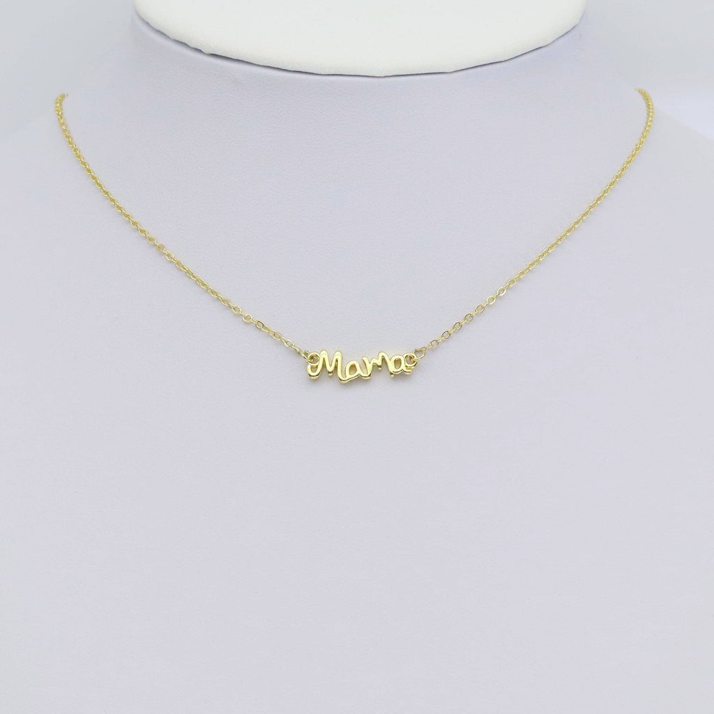 Gold Mama Word Connector charm Mother's Day Charm, Sku#LX443
