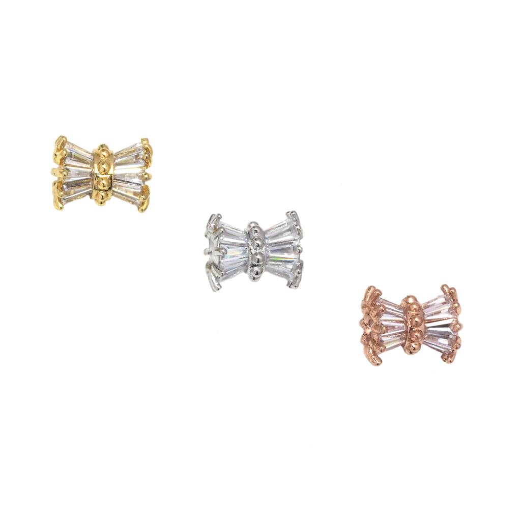 Gold Filled CZ Micro Pave Drum Shape Spacer Beads, 11x9mm, Sku#ZX25