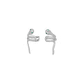 Silver Snake Wrap Ear cuff, Sku#LD672