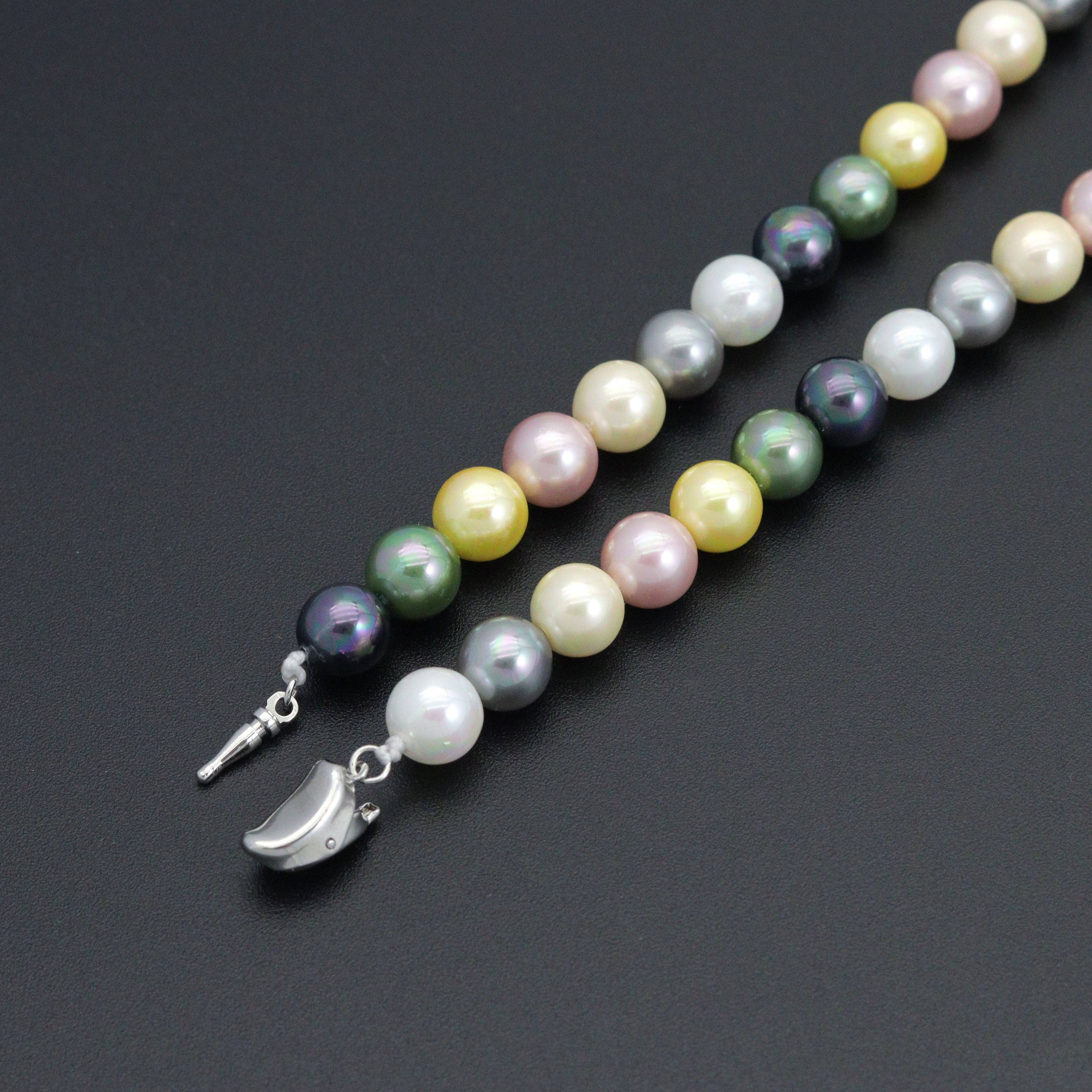 Pearl Adjustable Necklace,Sku#EF693