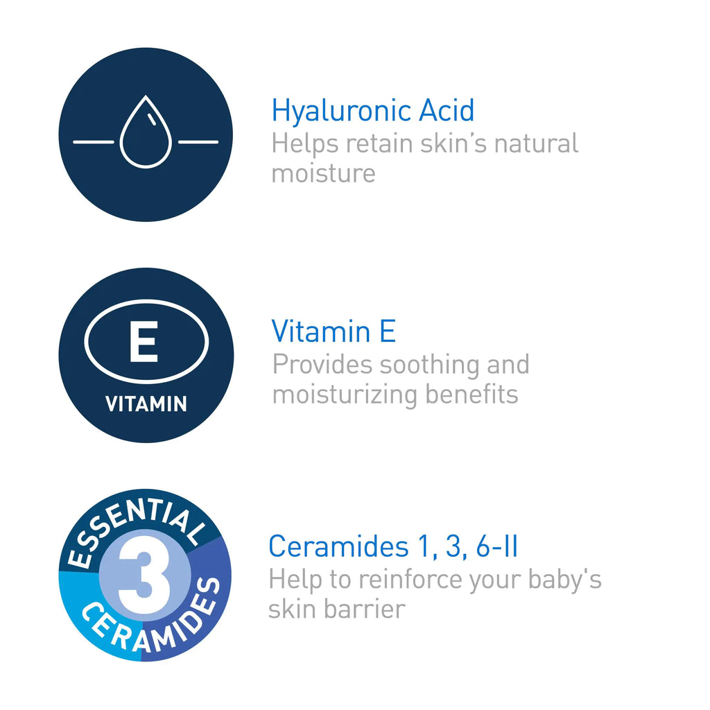 CeraVe Baby Wash & Shampoo | 2-in-1 Tear-Free for Skin Hair Fragrance, Paraben, Dye, Phthalates Sulfate Free Bath| Soap with Vitamin E 16 Ounce 1 Pound (Pack of 1) - # BAGE11110003