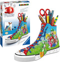 Ravensburger - Super Mario Sneaker - 3D Jigsaw Puzzle - Build a Full-Size Sneaker with Classic Mario Artwork - 108 Sturdy Plastic Pieces - Premium Quality - Display or Use as Storage