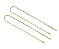 Gold 3mm Snake Chain Necklace with Lobster Clasp, Sku#ZX64