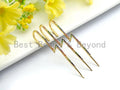 Colorful CZ Long Spike Dangle Earrings, Sku#J141
