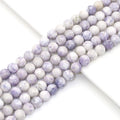 Genuine South Africa Light Purple Turquoise, 6mm/8mm/10mm Round Smooth Beads, Sku#U1609