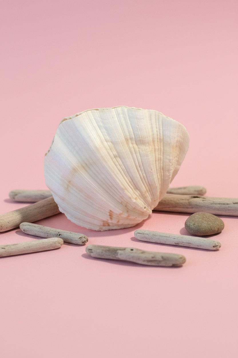 China Clam Shell Pairs (Hippopus porcellanus)