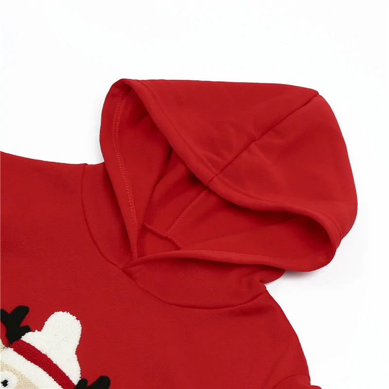 Christmas Family Matching Hoodie Pullover Sweatshirt Jumper - # BOAA11510011