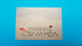 Christmas Holiday Cards - Coastal Beach Scene Single or Pack of 5