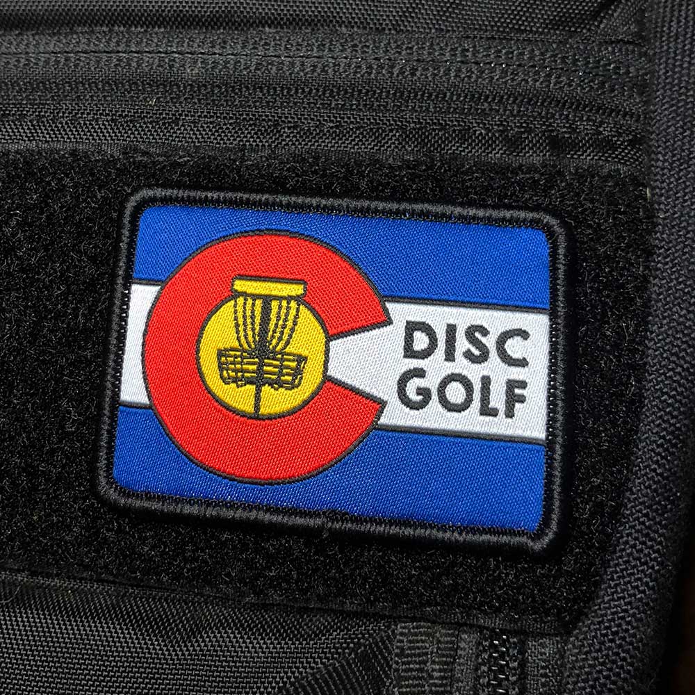 Colorado Disc Golf Patch - Hook And Loop