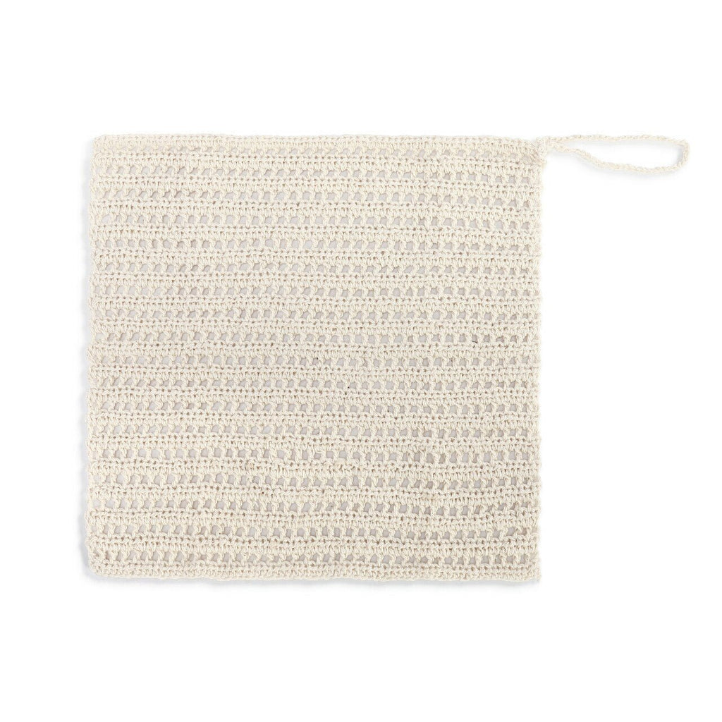Comfort Handwoven Natural Fiber Exfoliating Washcloth, Gloves, & Soap Bag