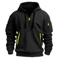 Cotton Dropped Shoulder Hooded Sweatshirt - # BOAA13510021