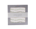 Cotton Muslin Crib Sheet Dino Feet Baby Fitted Sheet