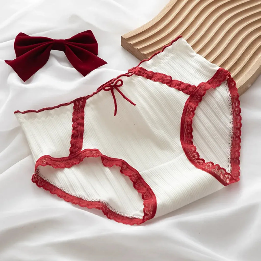 5-Pack Cotton Panties for Women - Plus Size Cute Soft Briefs Sexy Lingerie