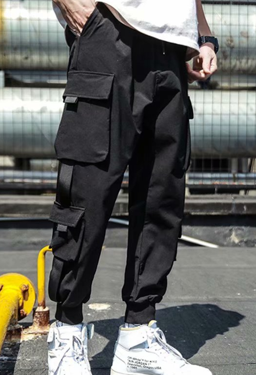 Cropped Cargo Trousers - # BOAA13410026