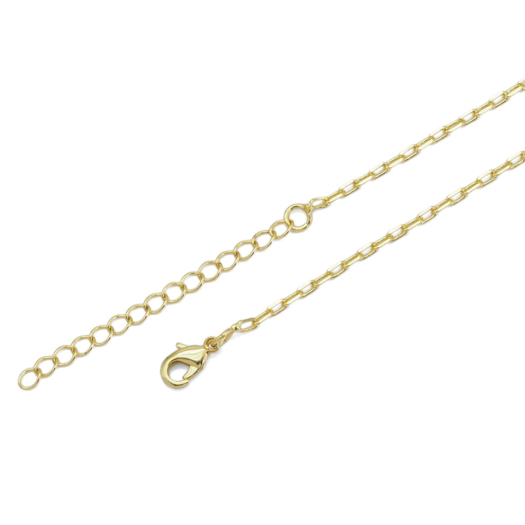 Dainy Thin Paperclip Think Chain Adjustable Necklace, Sku#LD489