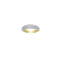 Dual Color CZ Adjustable Ring, Sku#Y971