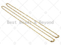 18K Gold Finished Gold Singapore Chain Necklace, sku#JD05