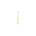 Gold Triangle Shape Charm Pendant, Sku#LK1045