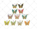 CZ  Colorful Enamel Butterfly Shape Pendant,SKU#F1451C