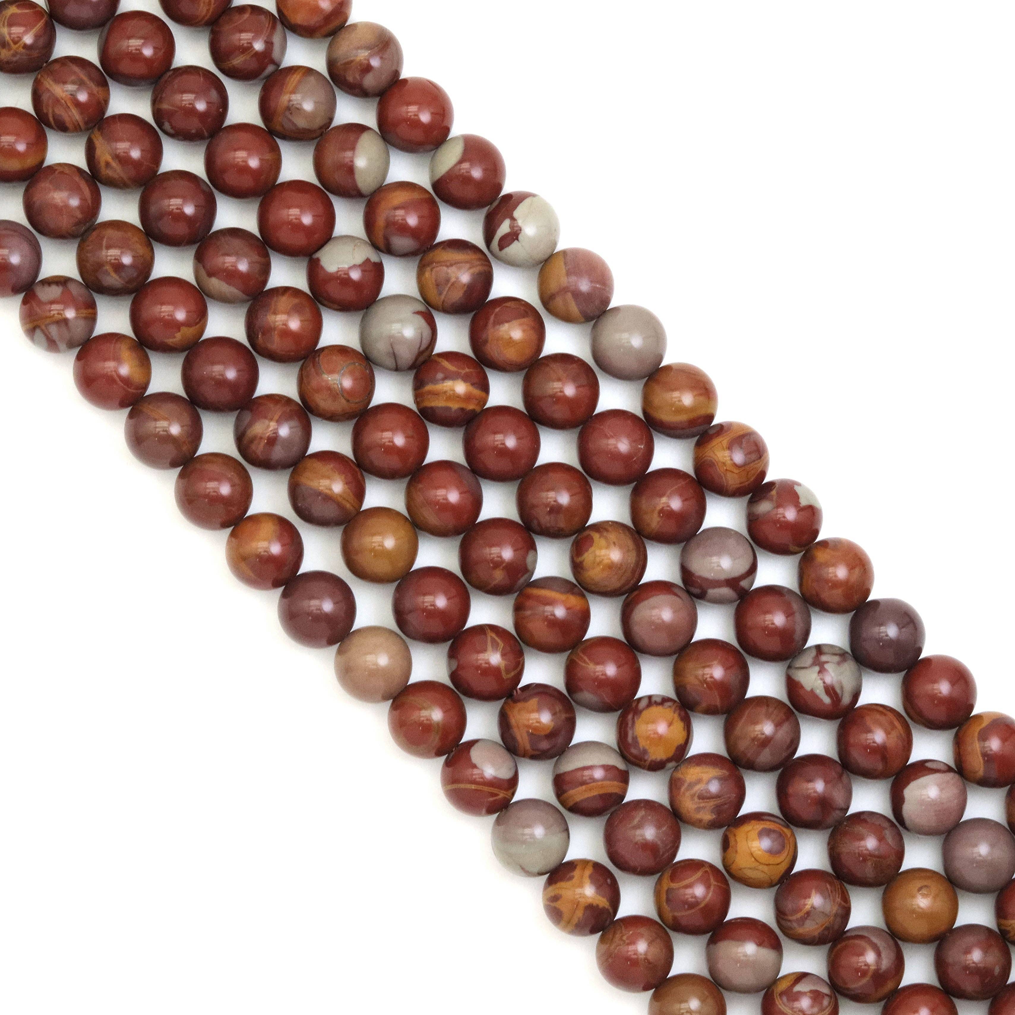 Genuine Noreena Jasper Round Smooth Beads, Sku#U1877