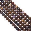 Genuine Petersite Round Smooth Beads, 6mm/8mm/10mm, Sku#U1576