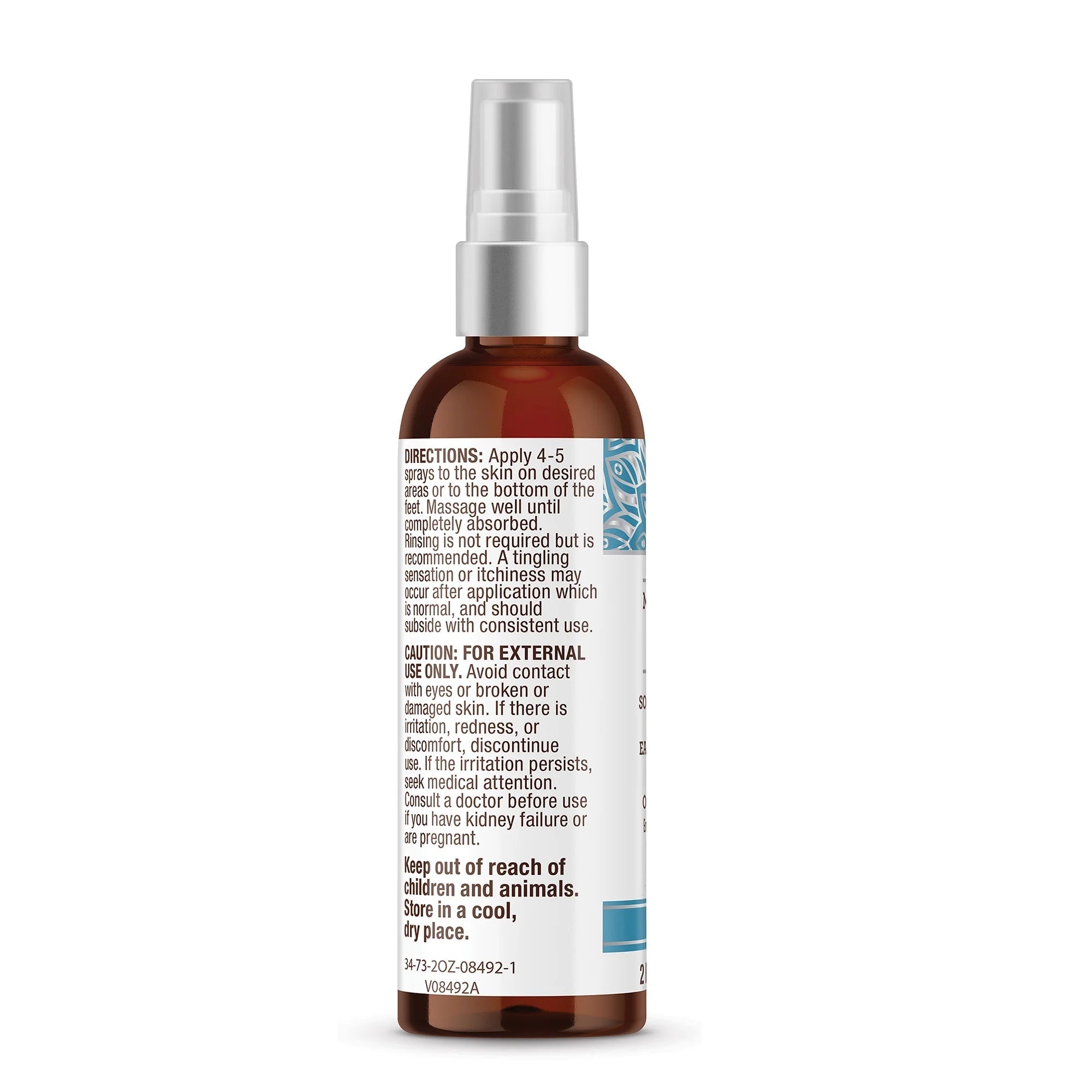 Magnesium Oil Spray for Rapid Muscle Relief & Soothing Aches - Quick Absorbing 2oz