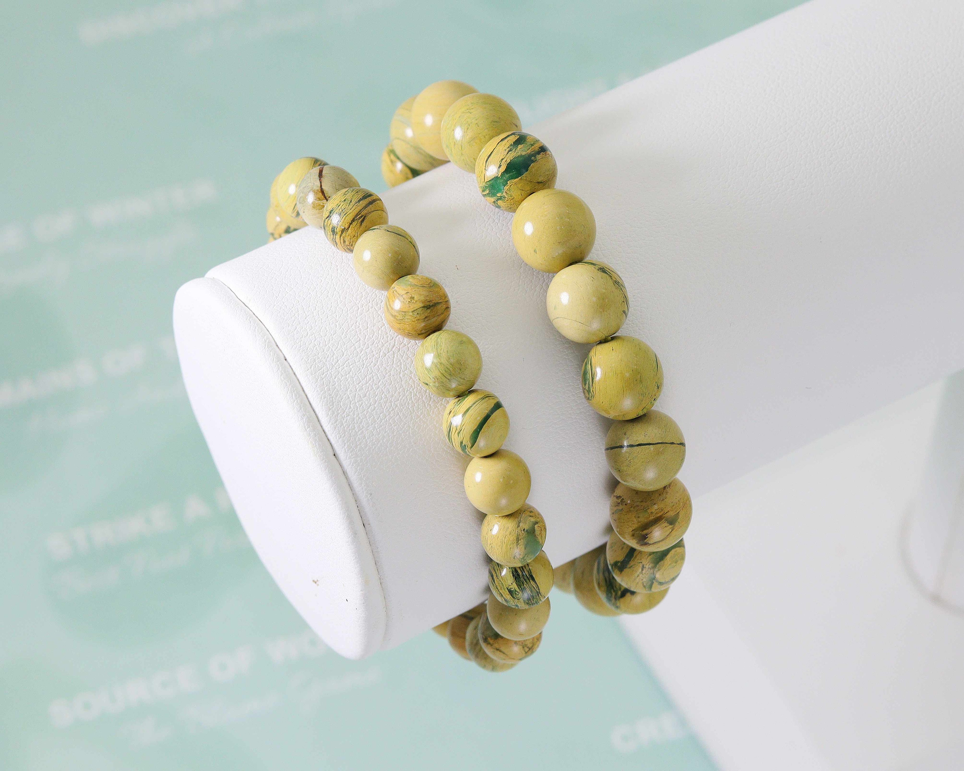 Muscovite Stretchy Bracelet, Sku#EF126
