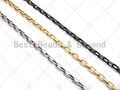 3x5mm Paperclip Rectangle Cable Chains By Yard, SKU#M357