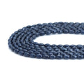 6x9mm Sapphire Jade Faceted Rice Beads, Sku#U2033