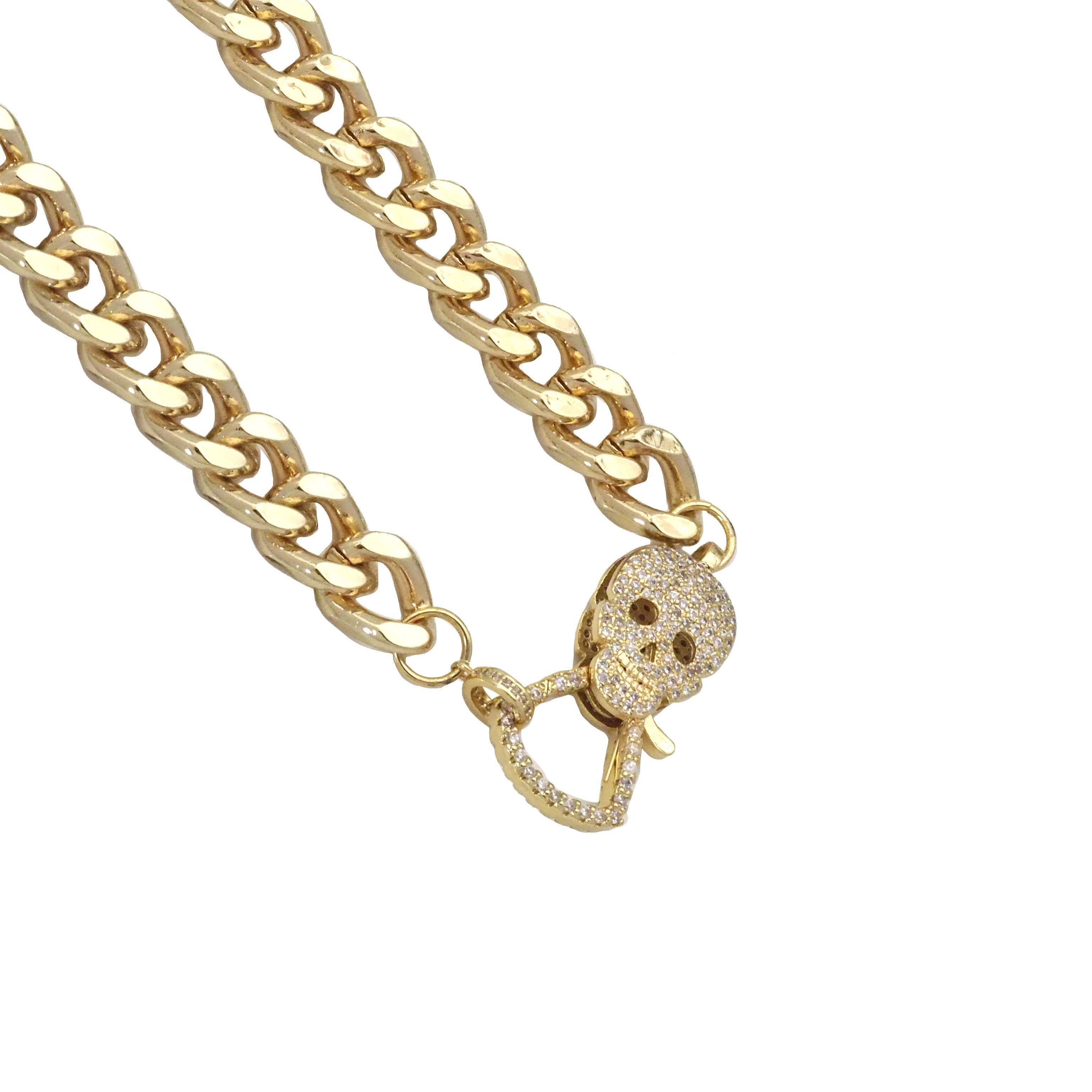 Chunky Skull Necklace, sku#EF324
