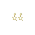 Cute unbalanced frame starCharm, Sku#LK921