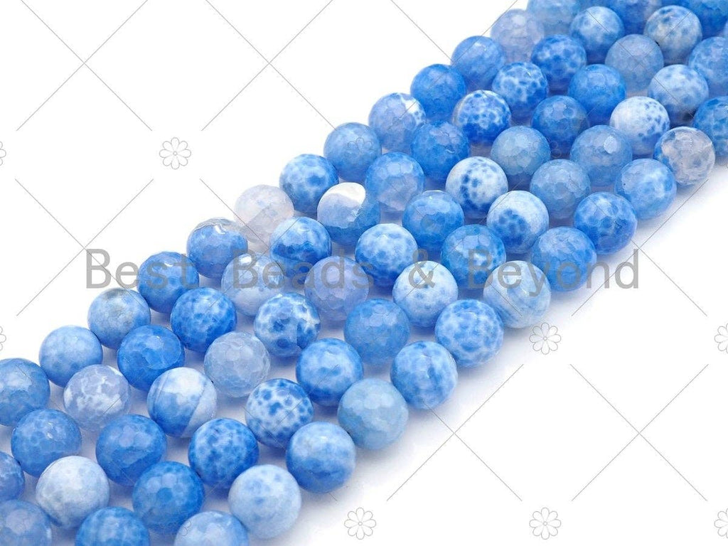 Natural Blue Fire Agate Beads, 10mm/12mm Blue Fire Agate, 15.5" Full Strand, sku#UA113c