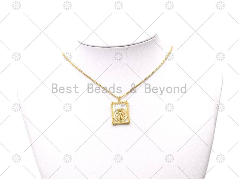 Virgin Mary Charm,  Sku#Z1426C